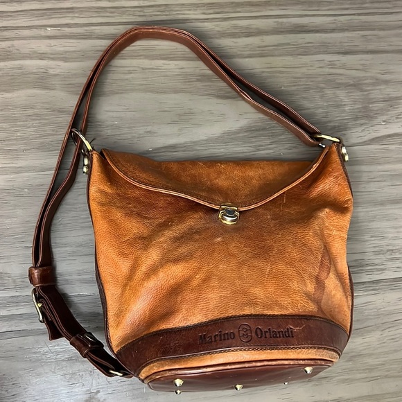 VTG MARINO ORLANDI BUCKET BAG - Picture 1 of 17